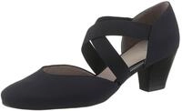 Spangenpumps ARA "TOULOUSE", Damen, Gr. 7 (41), blau (dunkelblau), Textil, unifarben,