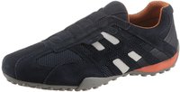 Slip-On Sneaker GEOX "U SNAKE", Herren, Gr. 44, blau (dunkel, blau), Textil,