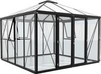Gew&auml;chshaus VITAVIA "Minos ESG/HKP, schwarz", schwarz, B:317cm H:264,5cm T:321,5cm,