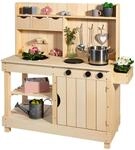 Outdoor-Spielk&uuml;che MUDDY BUDDY "Explorer", beige (natur), Spielk&uuml;chen, KinderB:40cm