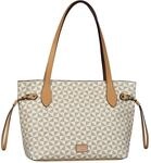 Shopper GABOR "Barina", Damen, Gr. B/H/T: 41,5cm x 29cm x 13cm, wei&szlig;, Polyurethan,