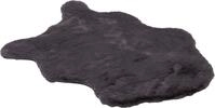 Fellteppich "Tender" Gr. 41, grau (anthrazit), B:60cm H:26mm L:90cm, Kunstfaser,