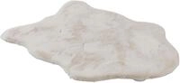 Fellteppich "Tender" Gr. 41, beige (creme), B:60cm H:26mm L:90cm, Kunstfaser,