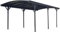 Einzelcarport WESTMANN "Rundbogen", grau (anthrazit), B/H/T: 300cm x 206cm x 505cm,