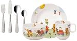 Kindergeschirr-Set VILLEROY & BOCH "Kindergeschirr Hungry as a Bear bunt", bunt, 7,
