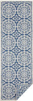 L&auml;ufer HANSE HOME "Jardin" Gr. 12, beige (creme, blau), B:80cm H:5mm L:250cm,