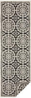 L&auml;ufer HANSE HOME "Jardin" Gr. 12, schwarz (schwarz, creme), B:80cm H:5mm L:250cm,