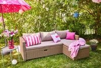 Loungesofa MERXX "Veneto", beige (natur), B:195cm H:53cm T:140cm, Obermaterial: 100%
