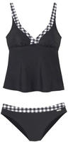 B&uuml;gel-Tankini LASCANA, Damen, Gr. 36, Cup C, schwarz-wei&szlig; (schwarz, wei&szlig;),