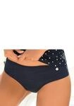 Bikini-Hose LASCANA "Merilyn", Damen, Gr. 36, N-Gr, blau (marine), Polyamid,