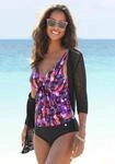 Bikini-Hose LASCANA "Sensation", Damen, Gr. 42, N-Gr, bunt (schwarz), Polyamid,
