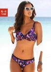 B&uuml;gel-Bikini-Top LASCANA "Sensation", Damen, Gr. 36, Cup C, bunt (schwarz,