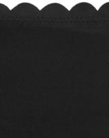 Bikini-Hose LASCANA "Scallop", Damen, Gr. 34, N-Gr, schwarz, Microfaser, Microfaser,