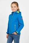 Softshelljacke TROLLKIDS "Kids Trollfjord Jacket", Kinder, Gr. 98, bunt (medium blau,