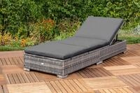 Gartenliege MERXX "TOPSELLER", grau, Obermaterial: 100% Polyester. F&uuml;llung:...