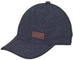 Schirmm&uuml;tze STERNTALER "Basecap Jeans", Kinder, Gr. 53, blau (marine), M&uuml;tzen
