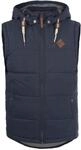 Steppweste SOLID "Steppweste SDDry", Herren, Gr. S, blau (insignia b), Obermaterial:
