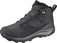 Wanderschuh SALOMON "OUTsnap CSWP W", Damen, Gr. 42, schwarz, Synthetik, Textil,