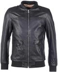 Blouson JCC "Lederjacke 51190", Herren, Gr. 52, schwarz, Obermaterial: 100% Lammleder