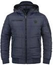 Steppjacke BLEND "Steppjacke BHBoris", Herren, Gr. XXL, blau (navy teddy 1),