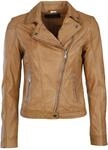 Bikerjacke JCC "Lederjacke 8167", Damen, Gr. 42, braun (teak), Obermaterial:...