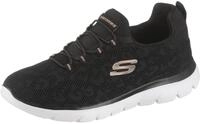 Slip-On Sneaker SKECHERS "Summits", Damen, Gr. 42, schwarz, Textil, Schuhe...
