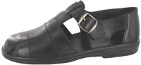 Sandale SIOUX "Gabun", Herren, Gr. 47 (UK 12), schwarz, Obermaterial: 100% Kalbsleder