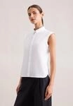 Hemdbluse SEIDENSTICKER, Damen, Gr. XS (34), wei&szlig;, 73% Baumwolle, 24% Polyamid, 3%
