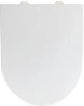 WC-Sitz WENKO "Exclusive Nr. 4", wei&szlig;, B:38cm L:46cm, Duroplast, Edelstahl,