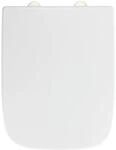 WC-Sitz WENKO "Exclusive Nr. 8", wei&szlig;, B:37cm L:46,5cm, Duroplast, Edelstahl,
