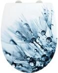 WC-Sitz WENKO "Sereno mit Relief", bunt, B:36,5cm L:45cm, Edelstahl,...
