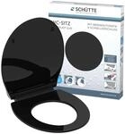 WC-Sitz SCH&Uuml;TTE "SLIM", schwarz, B:380cm L:456cm &Oslash;:1cm, Duroplast, WC-Sitze,