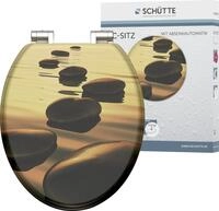 WC-Sitz SCH&Uuml;TTE "SEA STONE", bunt, B:375cm L:435cm, MDF - Mitteldichte