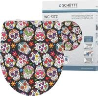 WC-Sitz SCH&Uuml;TTE "Crazy Skull", bunt, B:374cm L:450cm, Duroplast, WC-Sitze, WC-Sitz,