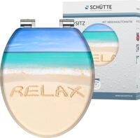 WC-Sitz SCH&Uuml;TTE "Relax", bunt, B:375cm L:435cm, MDF - Mitteldichte Holzfaserplatte,