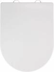WC-Sitz WENKO "Calla", wei&szlig;, B:35,5cm L:47cm, Edelstahl, Thermoplast, WC-Sitze,