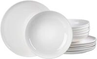 Tafelservice RITZENHOFF & BREKER "Geschirr-Set Skagen", wei&szlig;, 12 Stk., Porzellan,