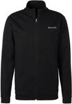 Sweatjacke BENCH. LOUNGEWEAR, Herren, Gr. 44/46 (S), schwarz, Sweatware,