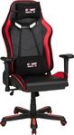Gaming-Stuhl DUO COLLECTION "Game Rocker G-30 L", schwarz (schwarz, rot, schwarz,