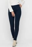 Chinohose ONLY "ONLPARIS REG CHINO PANT", Damen, Gr. 34, L&auml;nge 34, blau (navy