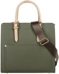 Henkeltasche BUGATTI "ELLA", Damen, Gr. B/H/T: 29cm x 25cm x 10cm onesize, gr&uuml;n,