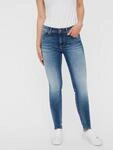 Skinny-fit-Jeans VERO MODA "VMLUX MR SLIM", Damen, Gr. S (36), L&auml;nge 30, blau