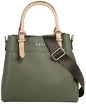 Henkeltasche BUGATTI "ELLA", Damen, Gr. B/H/T: 22cm x 21cm x 10cm onesize, gr&uuml;n,