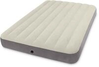 Luftbett INTEX "Deluxe Single High Airbed", beige, Luftbetten, B/H/L: 137cm x 25cm x