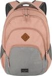Laptoprucksack TRAVELITE "BASICS Melange", Gr. B/H/T: 31cm x 45cm x 16cm, rosa (rosa,