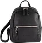 Rucksack TOM TAILOR "Tinna", Damen, Gr. B/H/T: 24cm x 25cm x 10,5cm, schwarz,