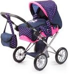 Kombi-Puppenwagen BAYER "City Star Einhorn", bunt (blau, pink), Puppenwagen,
