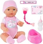 Babypuppe BAYER "Piccolina Love", rosa, Puppen, KinderB:18cm, Babypuppe, B:18cm
