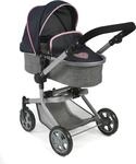 Kombi-Puppenwagen CHIC2000 "Mika", blau (grau, navy), Puppenwagen, KinderB:41cm