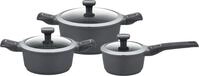 Topf-Set GSW "Easy Click", schwarz, T&ouml;pfe, Topf-Set, Induktion